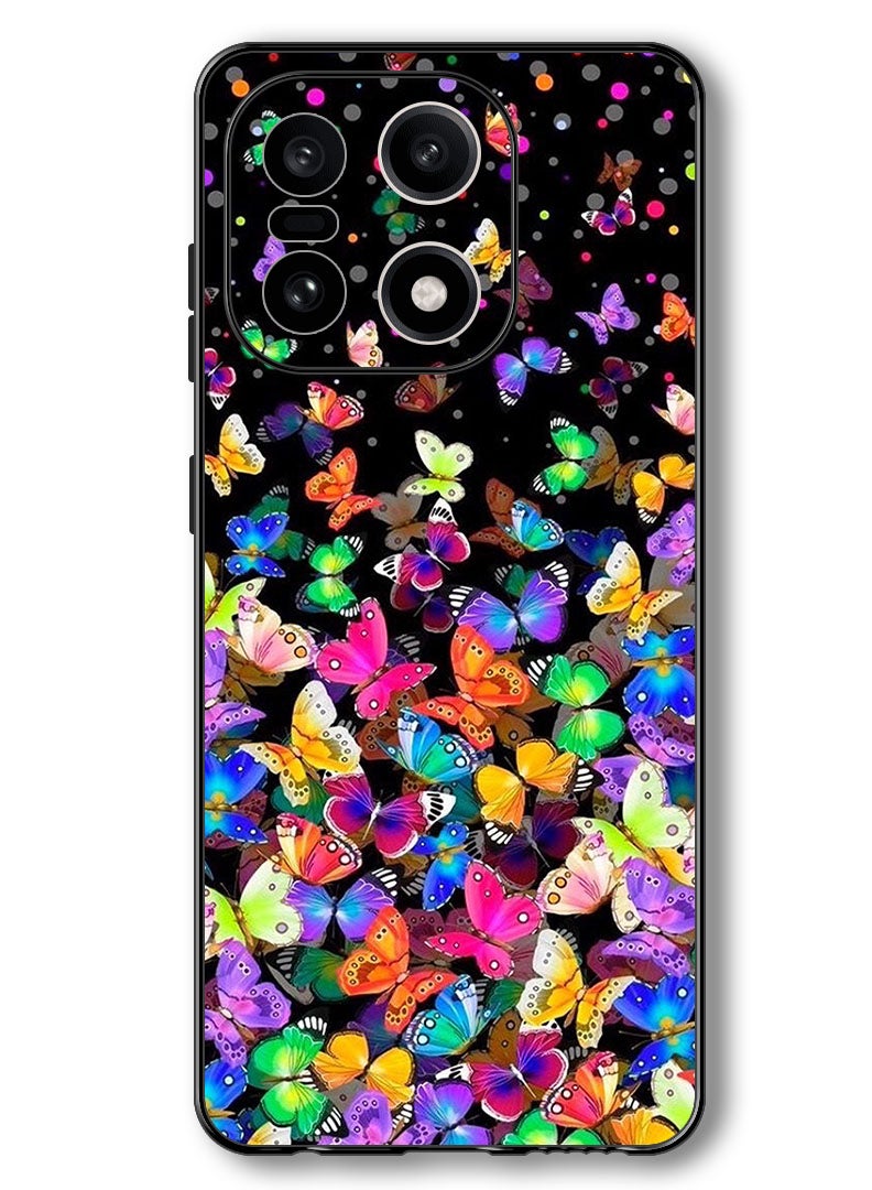 Theodor Case Compatible with OnePlus 15 6.78 Inch Protection Shockproof Bumper Cover Small Butterflies - Image 1